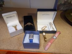 A collection of six miscellaneous watches.
