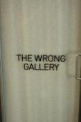 Andreas Slominski. Germany b. 1959. Door for the 'The Wrong Gallery' installation. In publisher's