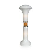 CARLO NASON FOR MAZZEGA c.1970: AN ITALIAN TABLE / FLOOR LAMP