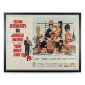 AN ORIGINAL JAMES BOND 007 'YOU ONLY LIVE TWICE' SUBWAY C POSTER c.1967, U.S RELEASE