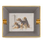 HERMES: A 20TH CENTURY FRENCH CERAMIC ASH TRAY