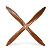 A 1920'S ENGLISH FOUR-BLADE WOOD PROPELLER BY VICKERS VERNON c.1920