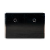 WILLY RIZZO FOR MARIO SABOT: A TWO-DOOR SIDEBOARD ITALY, 1970s