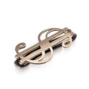 A 14CT GOLD AND SILVER AMERICAN 'DOLLAR' MONEY CLIP