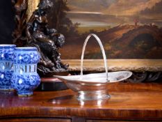 A GEORGE III STERLING SILVER BASKET BY PETER, ANN & WILLIAM BATEMAN, C. 1804