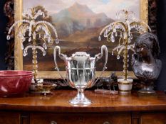 A FINE EDWARDIAN STERLING SILVER WINE COOLER C. 1910