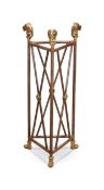 A NEO-CLASSICAL STYLE CAST IRON UMBRELLA STAND