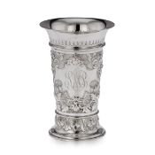 A 19TH CENTURY GERMAN SILVER WINE GOBLET, HANAU, C. 1890