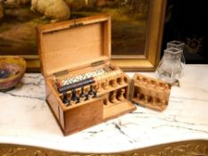 A 19TH CENTURY CASED GAMES COMPENDIUM
