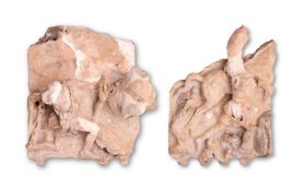 A PAIR OF ROMAN TERRACOTTA CAMPANA PANELS C. 100 BC - 500 AD
