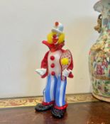 A MURANO GLASS CLOWN IN THE STYLE OF VENINI