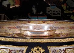 A 20TH CENTURY IRISH STERLING SILVER DISH C. 1967