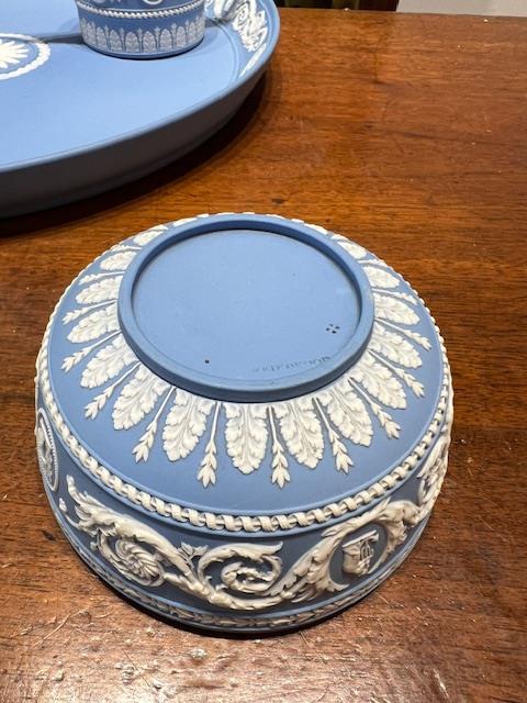 WEDGWOOD: A RARE JASPERWARE NEO-CLASSICAL STYLE CABARET SET - Image 6 of 21