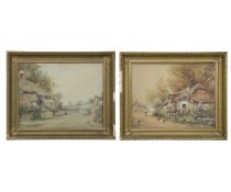 JOSEPH HUGHES CLAYTON (BRITISH, 1870-1930): A PAIR OF WATERCOLOURS