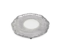 A STERLING SILVER TRAY, LONDON, 1969