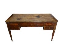 A LOUIS PHILIPPE PERIOD MAHOGANY BUREAU PLAT