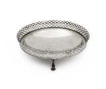 A STERLING SILVER PORTUGUESE BOWL