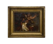 17TH / 18TH CENTURY NEAPOLITAN SCHOOL: THE DEATH OF SAINT ANDREA AVELLINO