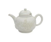 A VERY RARE BOW TEAPOT IN THE BOTTGER STYLE CIRCA 1770