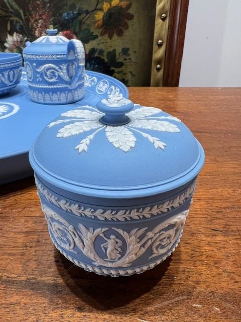 WEDGWOOD: A RARE JASPERWARE NEO-CLASSICAL STYLE CABARET SET - Image 21 of 21