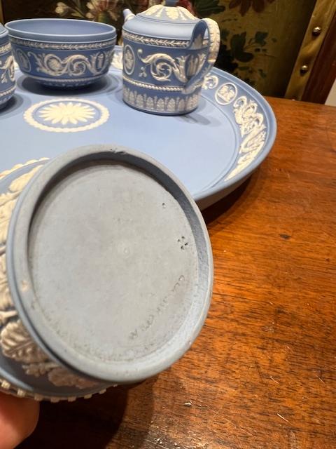 WEDGWOOD: A RARE JASPERWARE NEO-CLASSICAL STYLE CABARET SET - Image 5 of 21