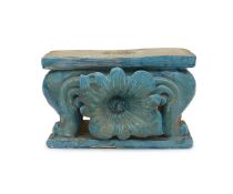 A MING DYNASTY FAHUA LOTUS STAND