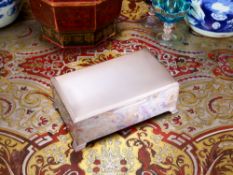 A STERLING SILVER HUMIDOR, BIRMINGHAM, 1970