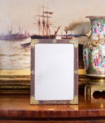 A PERSIAN DAMASCENED MIRROR