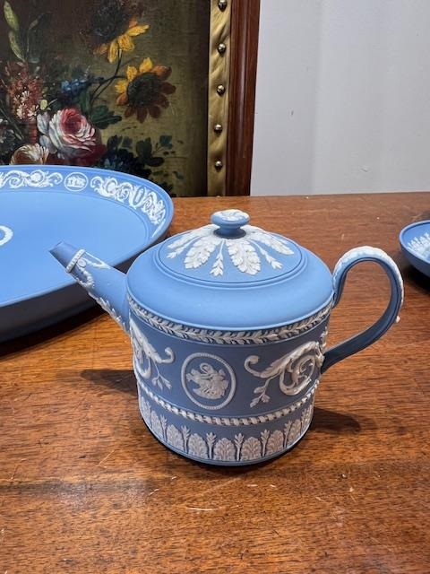 WEDGWOOD: A RARE JASPERWARE NEO-CLASSICAL STYLE CABARET SET - Image 17 of 21