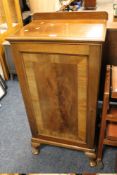 A VINTAGE MAHOGANY MUSIC CABINET