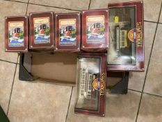 SIX BOXED CORGI TRAMLINE TRAMS TO INCLUDE WOLVERHAMPTON, DERBY, PORTSMOUTH EXAMPLES