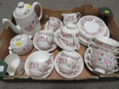 A MINTON 'ROSE GARLAND' TEASET (APPROX 45 PCS)