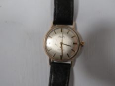 A HALLMARKED 9 CARAT GOLD AVIA WRIST WATCH A/F