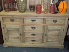 A MODERN LIMED SIDEBOARD - W ?? cm