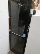 A BLACK BEKO FRIDGE FREEZER