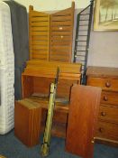 A VINTAGE 'LADDERAX' TEAK MODULAR BOOKCASE