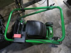 AN ELECTRIC JOHN DEERE LAWN MOWER