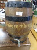 A VINTAGE STOWELL'S OF CHELSEA SHERRY BARREL