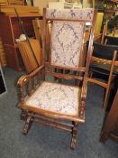 AN AMERICAN STYLE ROCKING CHAIR
