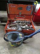 A BRITOOL TOOLBOX AND CONTENTS