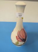 A MOORCROFT 'HIBISCUS' LAMP BASE