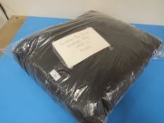 A VICTORIAN TYPE FUR LINED CARRIAGE RUG