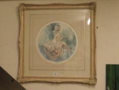 GORDON KING - A SIGNED LIMITED EDITION ARTIST PROOF PRINT - No 229 / 750 'SILK', 32 x 32 cm