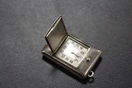 UNUSUAL ANTIQUE SILVER CASED WATCH BY EMKA