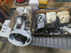 A SELECTION OF PHONES AND COMMUNICATION EQUIPMENT