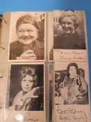 ALBUM OF MAINLY AUTOGRAPHED TV STAR PHOTOGRAPHS FROM CORONATION STREET, EASTENDERS, EMMERDALE, THE