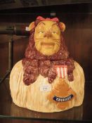 LARGE USA 1994 TREASURE CRAFT WIZARD OF OZ LTD EDITION COWARDLY LION S67/1939 COOKIE JAR