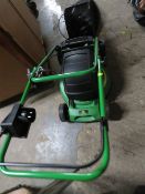 AN ELECTRIC JOHN DEERE LAWN MOWER