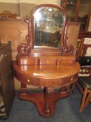 A VICTORIAN MAHOGANY DUCHESS STYLE DRESSING TABLE