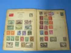 AN IMPROVED POSTAGE STAMP ALBUM AND CONTENTS